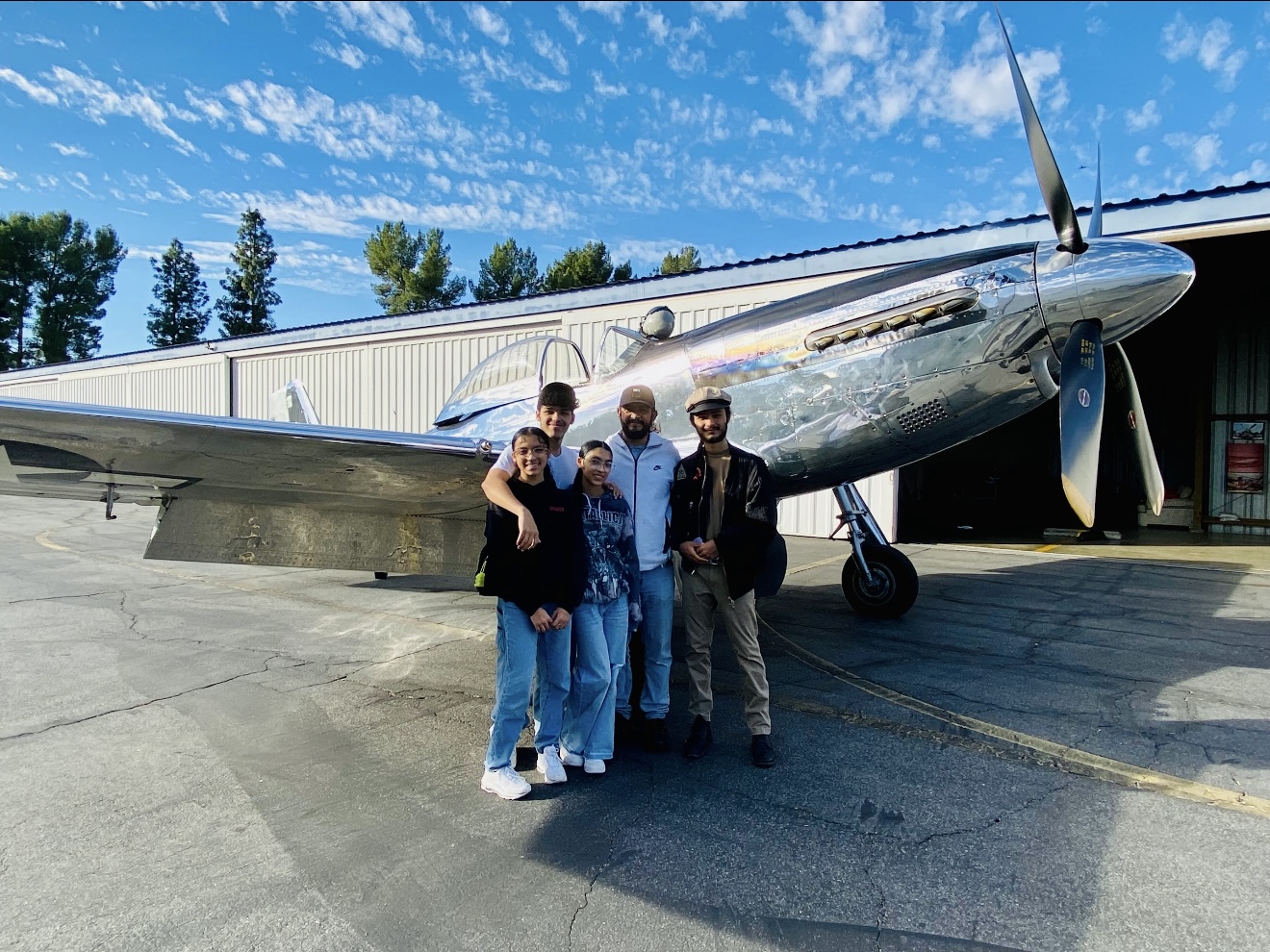 P-51 ride winner at a Warriors In Need event supporting veterans, veteran transition, and aviation-inspired opportunities.