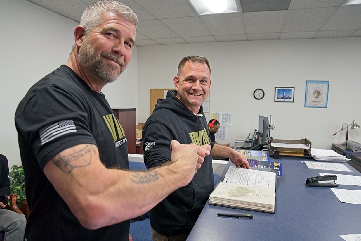 Warriors In Need cohort supporting veterans through veteran transition, FAA A&P training, and aviation career development.